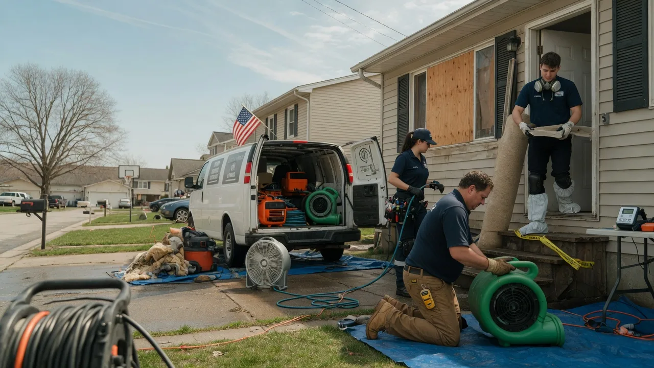 Water Damage Restoration in Cherry Fork, OH near me